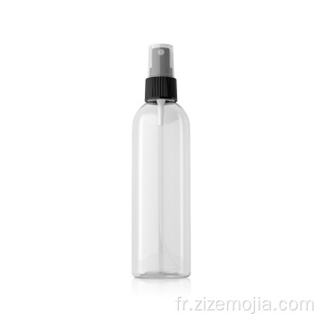 Bouteille de pulvérisation en plastique de cylindre cosmétique de 200 ml